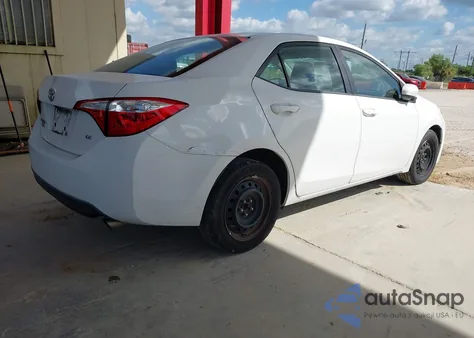 2016 Toyota Corolla Le z USA, uszkodzony, nr VIN 2T1BURHE4GC623039